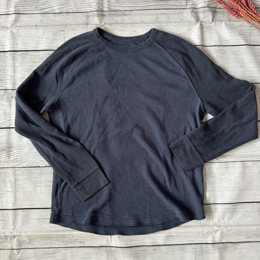 Sonoma navy Crewneck thermal top Long-Sleeve